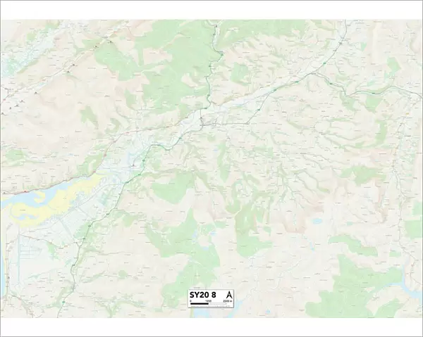 Powys SY20 8 Map