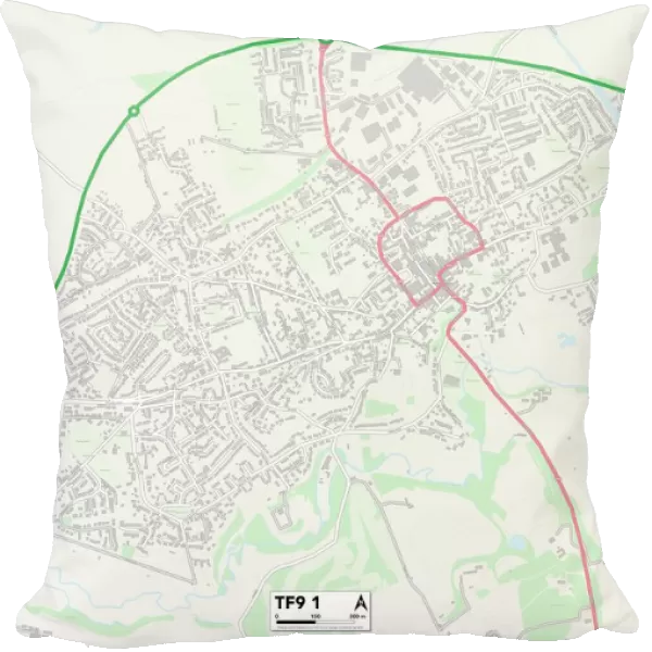Shropshire TF9 1 Map
