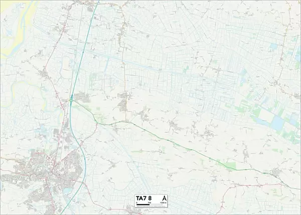 Somerset TA7 8 Map