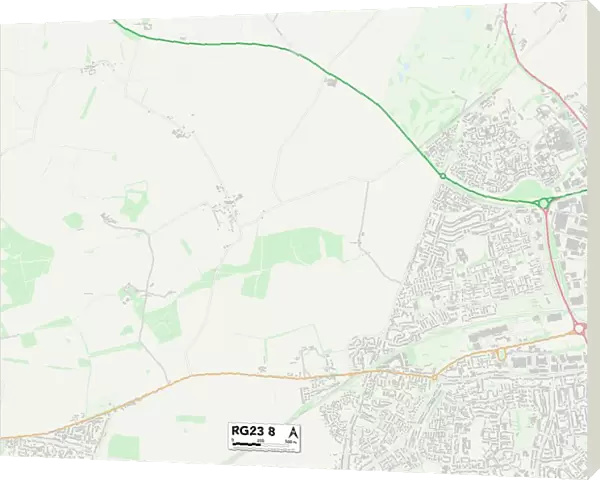 Hampshire RG23 8 Map
