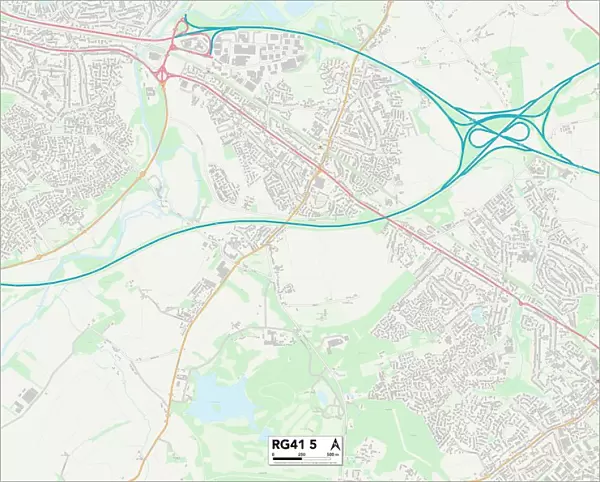 Wokingham RG41 5 Map