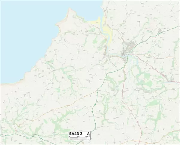 Ceredigion SA43 3 Map