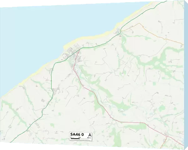 Ceredigion SA46 0 Map