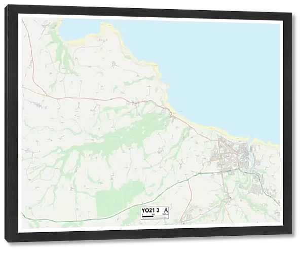 North Yorkshire YO21 3 Map