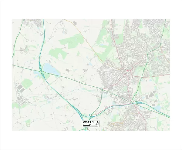 Cannock Chase WS11 1 Map