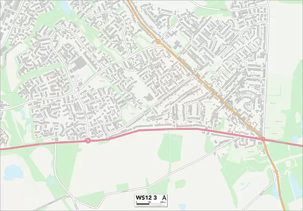 Cannock Chase WS12 3 Map