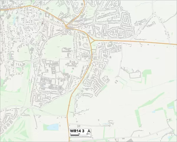 Malvern Hills WR14 3 Map