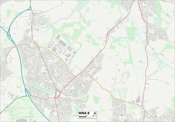 Wigan WN4 8 Map