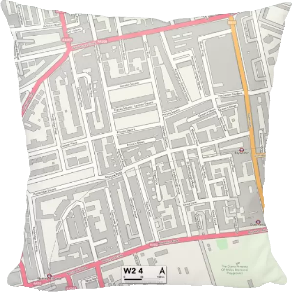 Westminster W2 4 Map