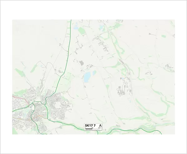 Derbyshire Dales SK17 7 Map