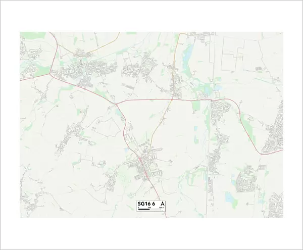 Central Bedfordshire SG16 6 Map