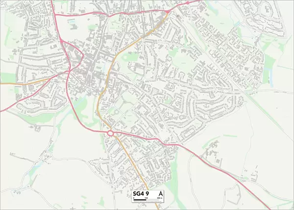 North Hertfordshire SG4 9 Map