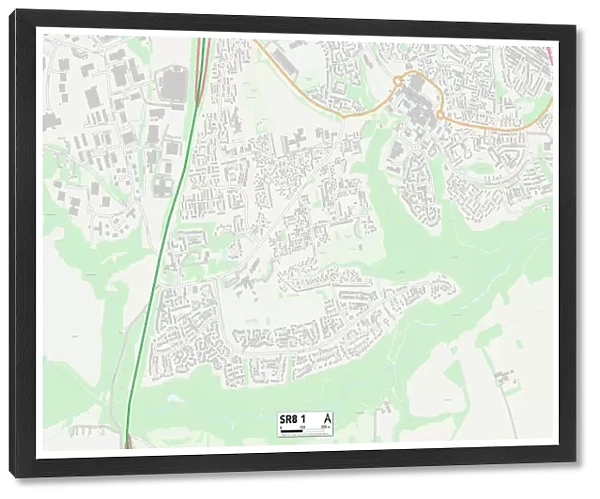 County Durham SR8 1 Map