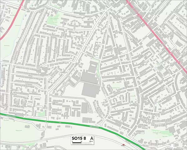 Southampton SO15 8 Map