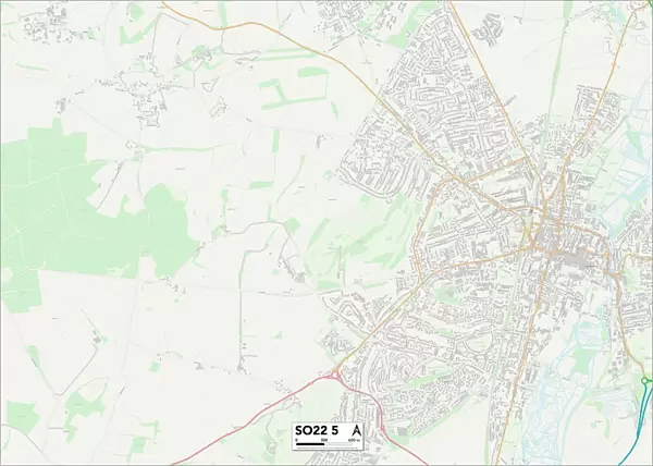 Winchester SO22 5 Map