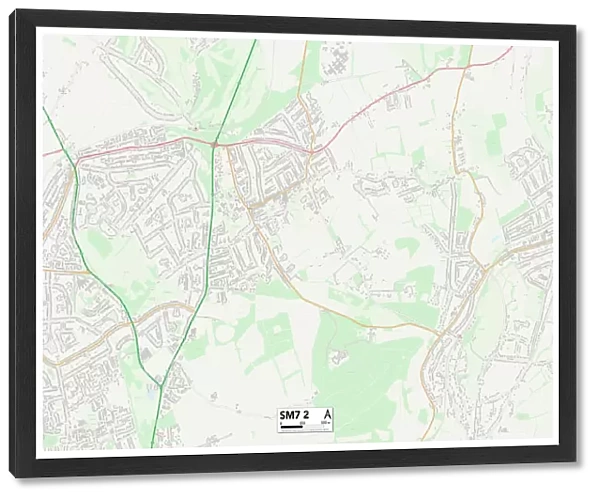 Reigate and Banstead SM7 2 Map