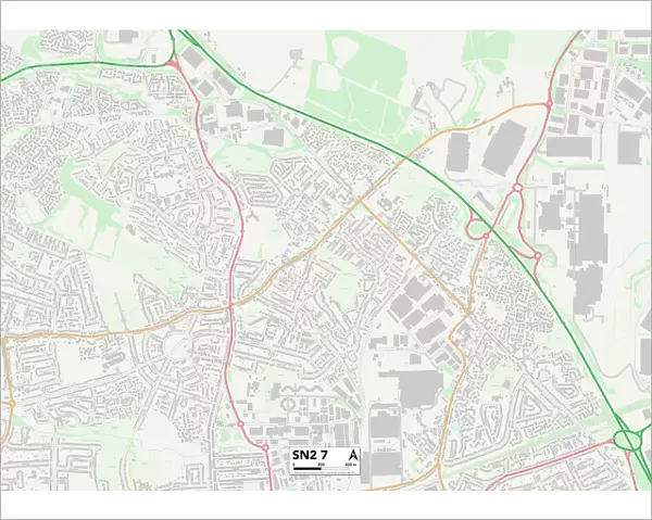 Swindon SN2 7 Map