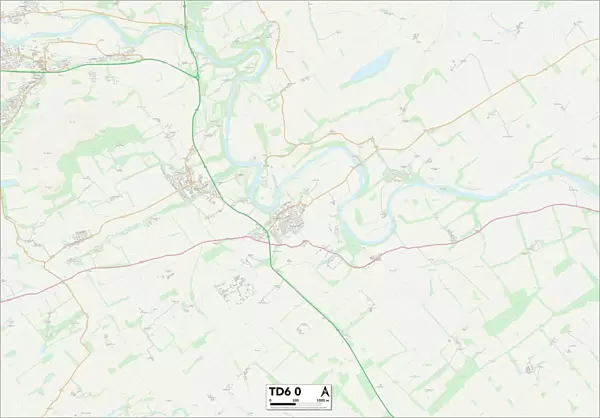 Scottish Borders TD6 0 Map