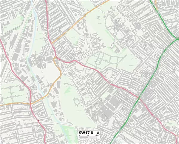 Wandsworth SW17 0 Map