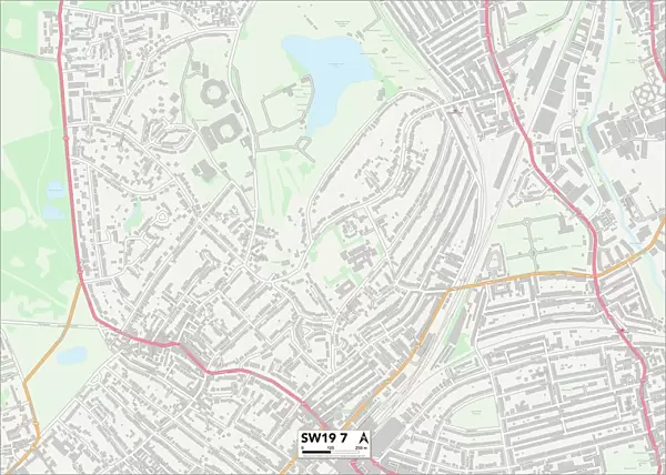 Merton SW19 7 Map