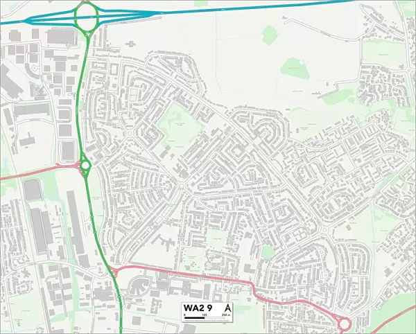 Warrington WA2 9 Map