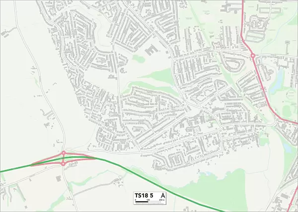 Stockton-on-Tees TS18 5 Map