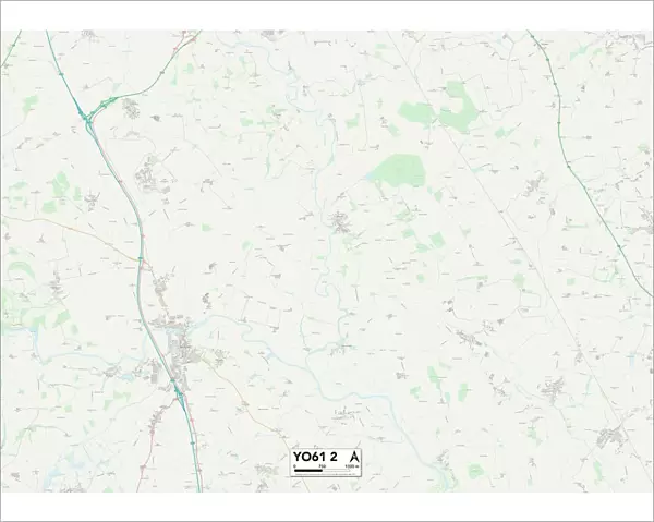 North Yorkshire YO61 2 Map