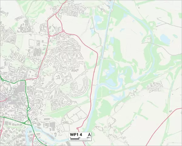 Wakefield WF1 4 Map