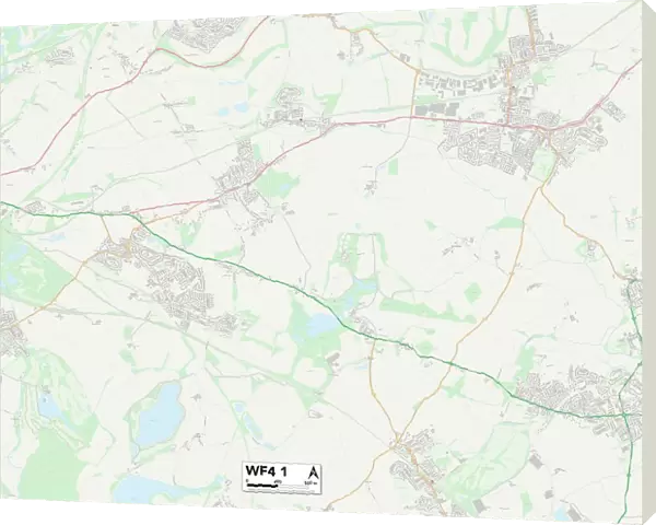 Wakefield WF4 1 Map