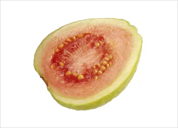 CS_3088. Psidium guajava. Guava. Mixed colours subject. White b / g