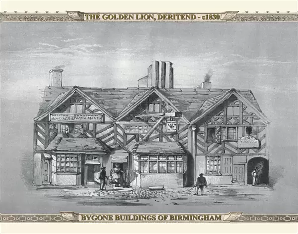 The Golden Lion at Deritend, Birmingham 1830