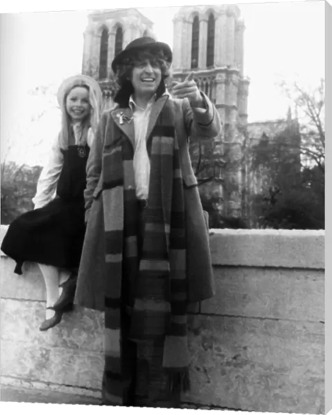 Tom Baker and Lala Ward in Doctor Who 1979 British television programme Science