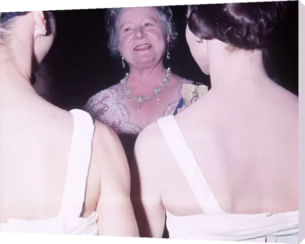 The Queen Mother at Queen Elizabeths Silver May 1977 Gala at Royal Opera