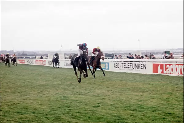 The Grand National Aintree March 1974 Red Rum and jockey Brian Fletcher win