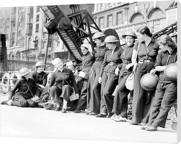 River Emergency Sevice September 1939 Women fulfilling Mens work duties during