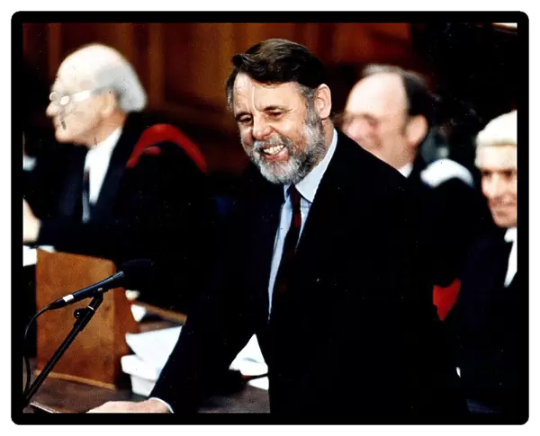 Terry Waite former Beirut hostage adressing General Assembly Church of Scotland Circa
