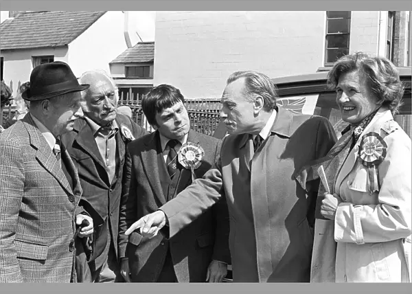 Ulster Local Government Elections Campaign May 1981 Mr Enoch Powell