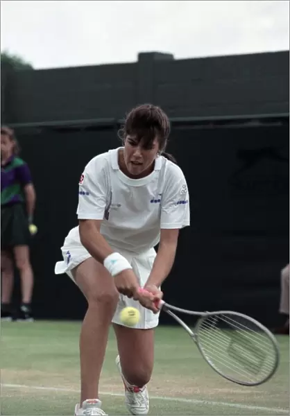 Wimbledon Tennis. Jennifer Capriati in action. July 1991 91-4184-052