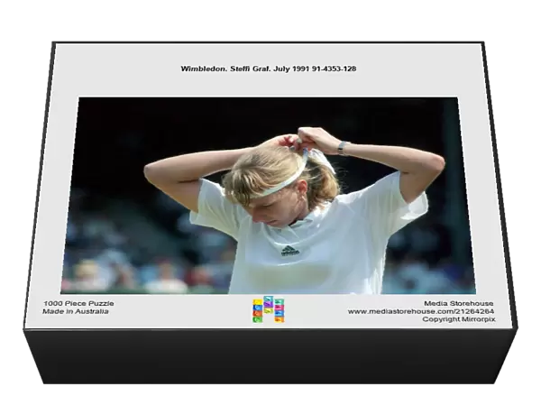 Wimbledon. Steffi Graf. July 1991 91-4353-128