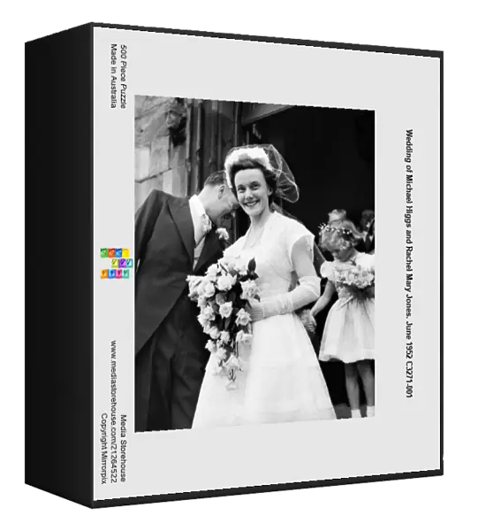 Wedding of Michael Higgs and Rachel Mary Jones. June 1952 C3271-001