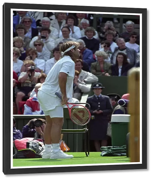 Wimbledon Tennis. Andre Agassi. June 1991 91-4091-174