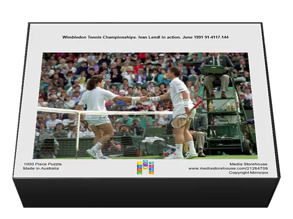 Wimbledon Tennis Championships. Ivan Lendl in action. June 1991 91-4117-144