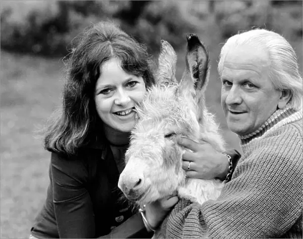 Animals: John and Jean Wooler with 'Misty'the donkey