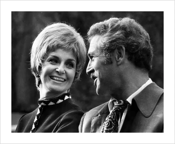 Paul Newman and wife Joanna Woodward in London Oct 1969