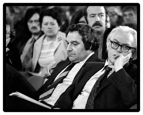Michael Foot during a debate on the Common Market. Staying inside the Common Market will