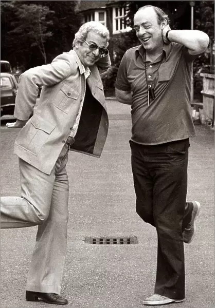 Barry Cryer and John Junkin - June 1978 scriptwriters for the new Morecambe