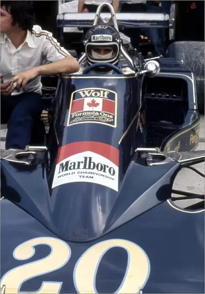Jacky Ickx, Racing Driver at Brands Hatch in Williams FW05. March 1976