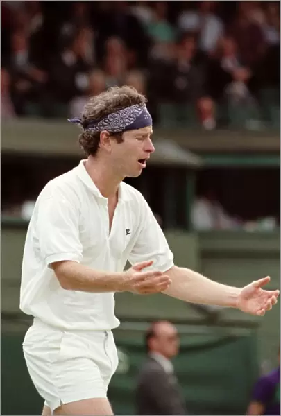 Wimbledon Tennis. McEnroe v. Edberg. July 1991 91-4197-266