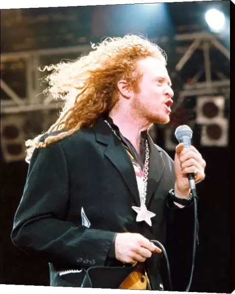 Simply Red perfrom at the Gateshead Stadium on 14th July 1991