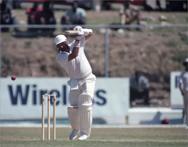 Cricket - Test. England v. Jamaica. February 1990 90-1064A-011 Local Caption